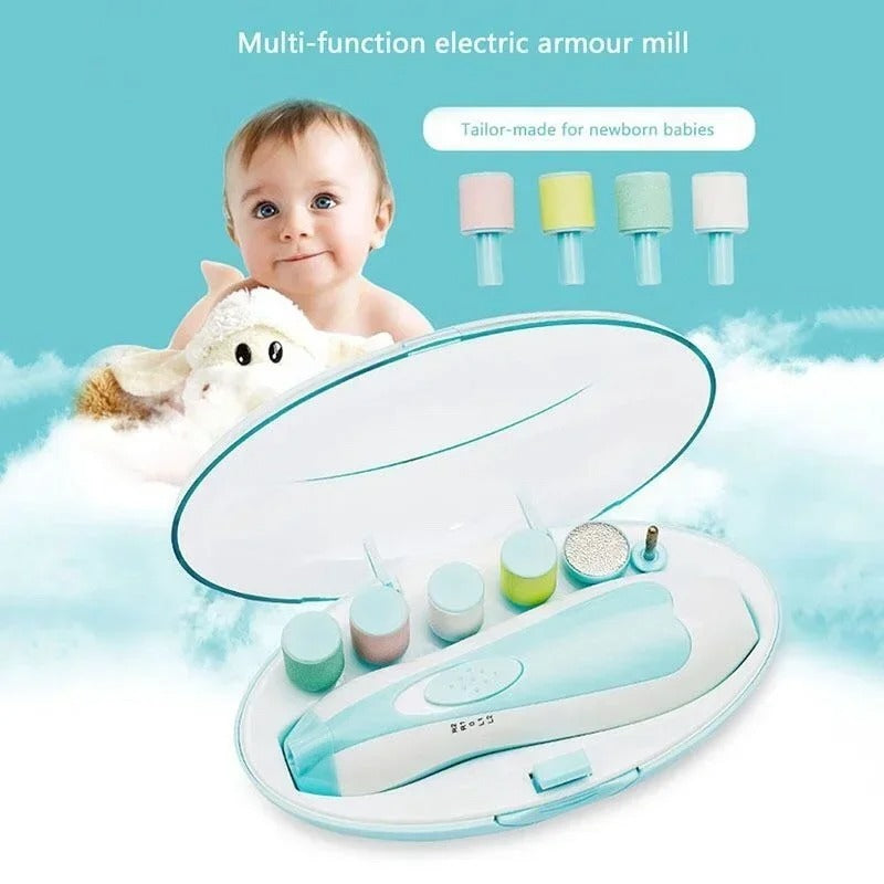 Baby Nail Clippers 6 in 1, Baby Nail Cutter Safe Electric Baby Nail Trimmer