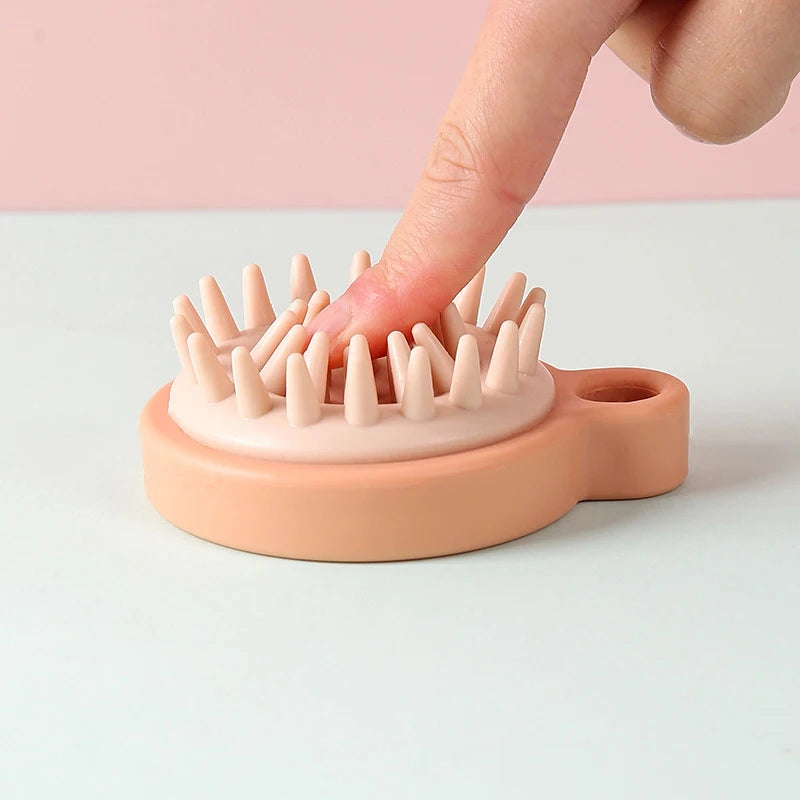 Pack of 2 Silicone Scalp Massage Shampoo Brush – Soft Hair & Scalp Cleaner