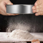 6 Pcs Fine Mesh Flour Sifter Set – Stainless Steel Baking Sieves