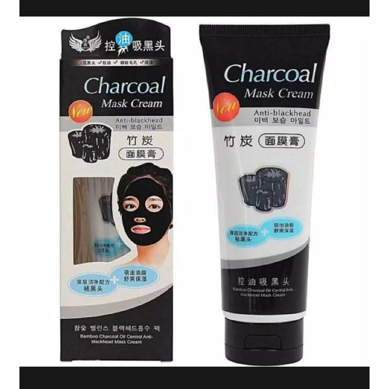 Charcoal Face Mask – Deep Cleansing Anti Blackhead & Oil Control Mask