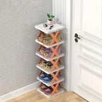 5 Layer X Shape Shoe Rack – Stylish Multi-Tier Space Saving Shoe Organizer