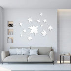 3D Acrylic Mirror Butterflies Self Adhesive Wall Art Decals Stickers