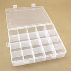 Sigma Storage Box 20 Grid Organizer – Multi Compartment Jewelry & Accessories Box BPA-Free