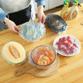Elastic Food Covers (Disposable/Reusable) – Stretchable Bowl & Plate Covers | Kitchen Food Wrap Set