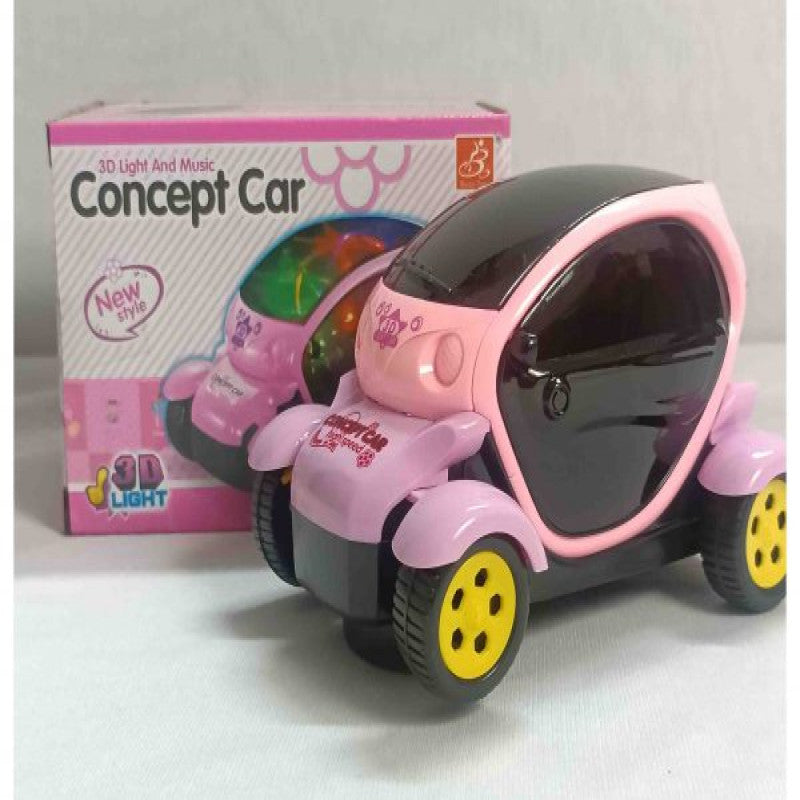 Music Concept Car Toy for Kids – 3D Light & Sound Electric Car