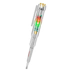 Pack of 2 Digital Electric Tester Pen – Voltage Detector Screwdriver with LED Indicator