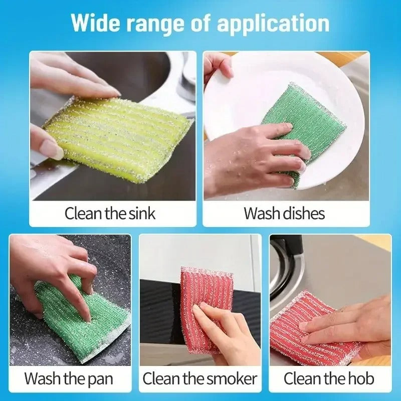 Scrub Boss Sponge (3PCS Set) – Heavy Duty Dish Cleaning Scrubber