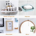 Double sided adhesive wall hook ( pack of 10 )