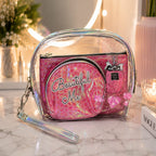 Transparent Cosmetic Bag Set (Pack of 3) – Travel Makeup & Toiletry Organizer