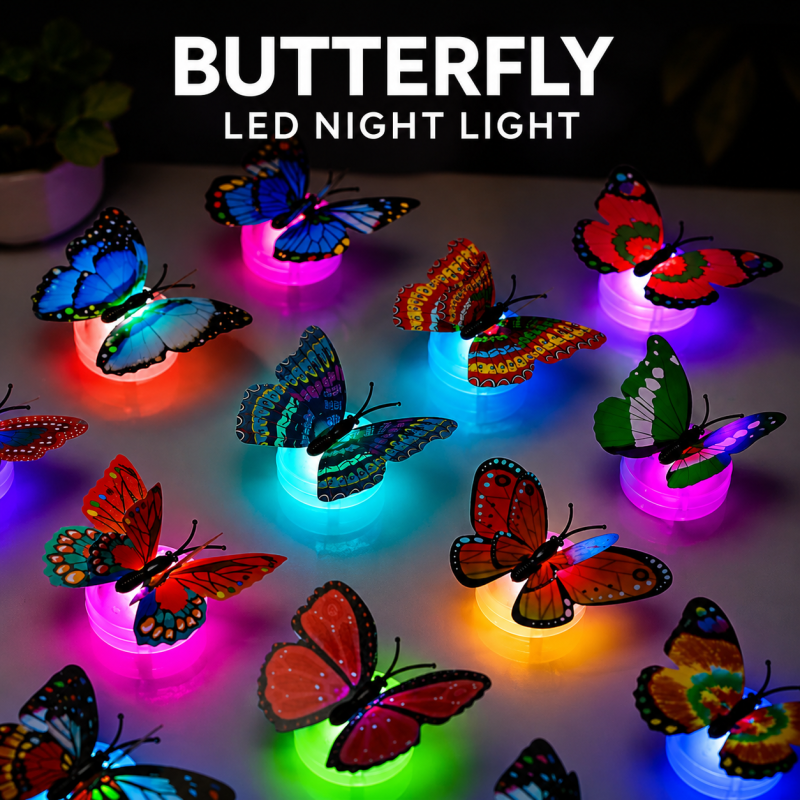 LED Butterfly Night Light For Decoration