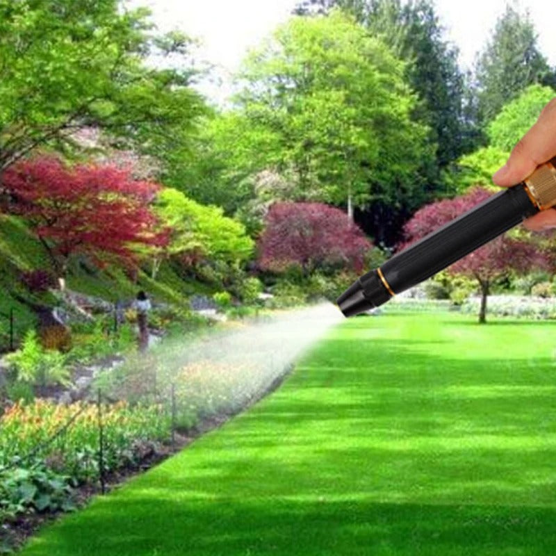 High Pressure Water Spray Nozzle – Adjustable Jet Sprayer | Car Wash & Garden Hose Nozzle (Black)