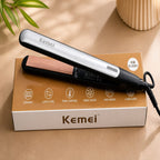 Kemei KM-S3301 Professional Hair Straightener – Ceramic Hair Straightening Iron