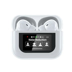 A9 Smart Tactile Wireless Earbuds – Touch Screen Display, Noise Reduction & Bluetooth