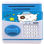 Kids Cartoon ATM Piggy Bank | Password Money Saving Box with Sound