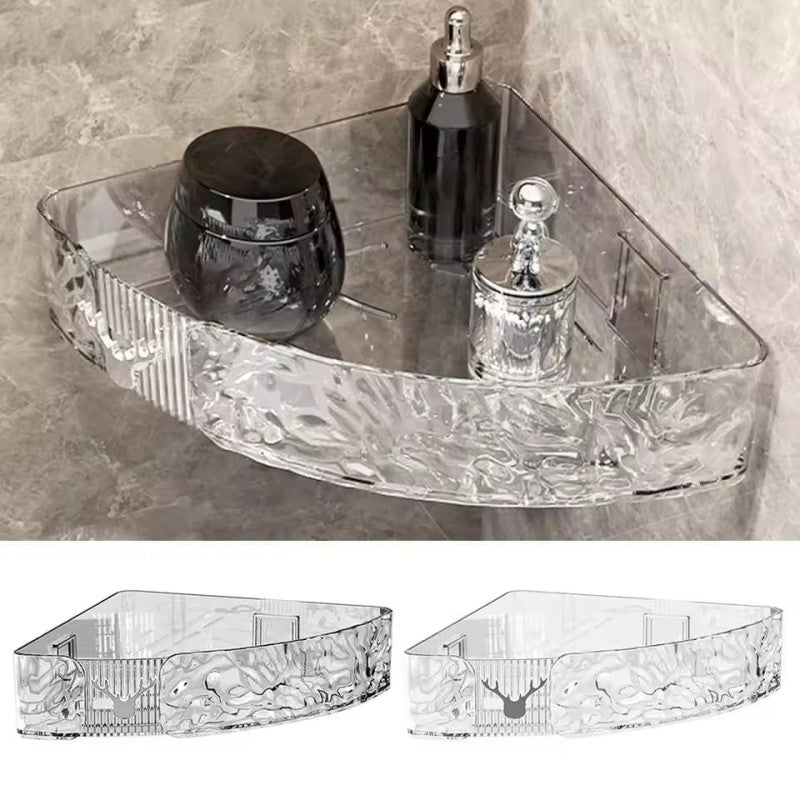 Premium Corner Bathroom Organizer Shelf – Wall Mounted Shower Storage Rack