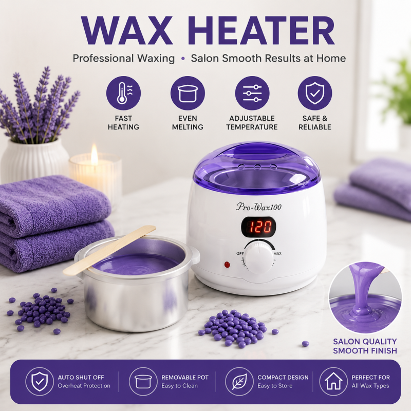Pro-Wax100 Professional Wax Heater – Adjustable Temperature Hair Removal Wax Machine