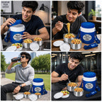 Royal Thermo Fresh Food Carrier Ultra 3 – Insulated Stainless Steel Lunch Box for Hot & Fresh Meals
