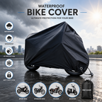 Premium Waterproof Bike Cover – Universal Motorcycle & Motorbike Cover