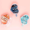 Premium Heart Shape Jewellery Organizer Box – Mini Travel Storage Case