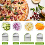Multifunctional Chopping Artifact, Good for Cutting, Mashing and Silicing, Save Time and Effort