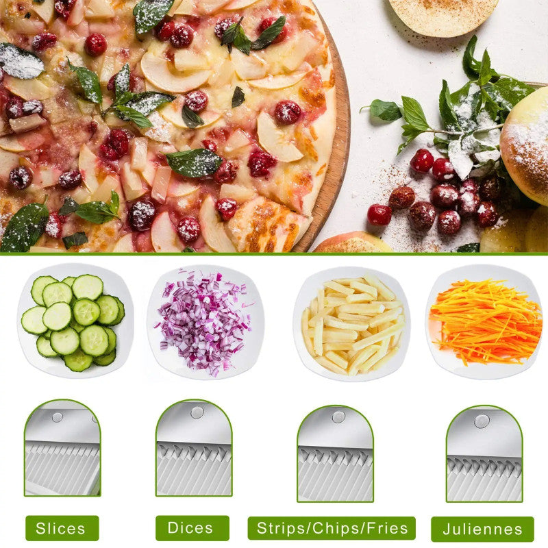 Multifunctional Chopping Artifact, Good for Cutting, Mashing and Silicing, Save Time and Effort