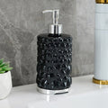 450ML Luxury Soap Dispenser – Elegant Hand Wash & Sanitizer Pump Bottle (Textured Design)