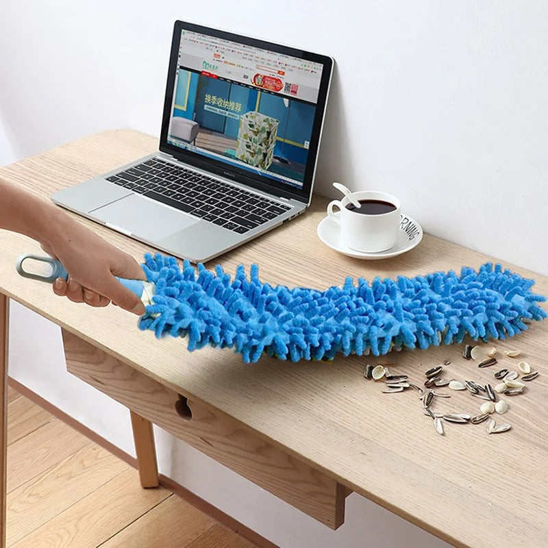 Flexible Fan Cleaning Mop – Long Handle Microfiber Duster for Ceiling, Fan & Corners