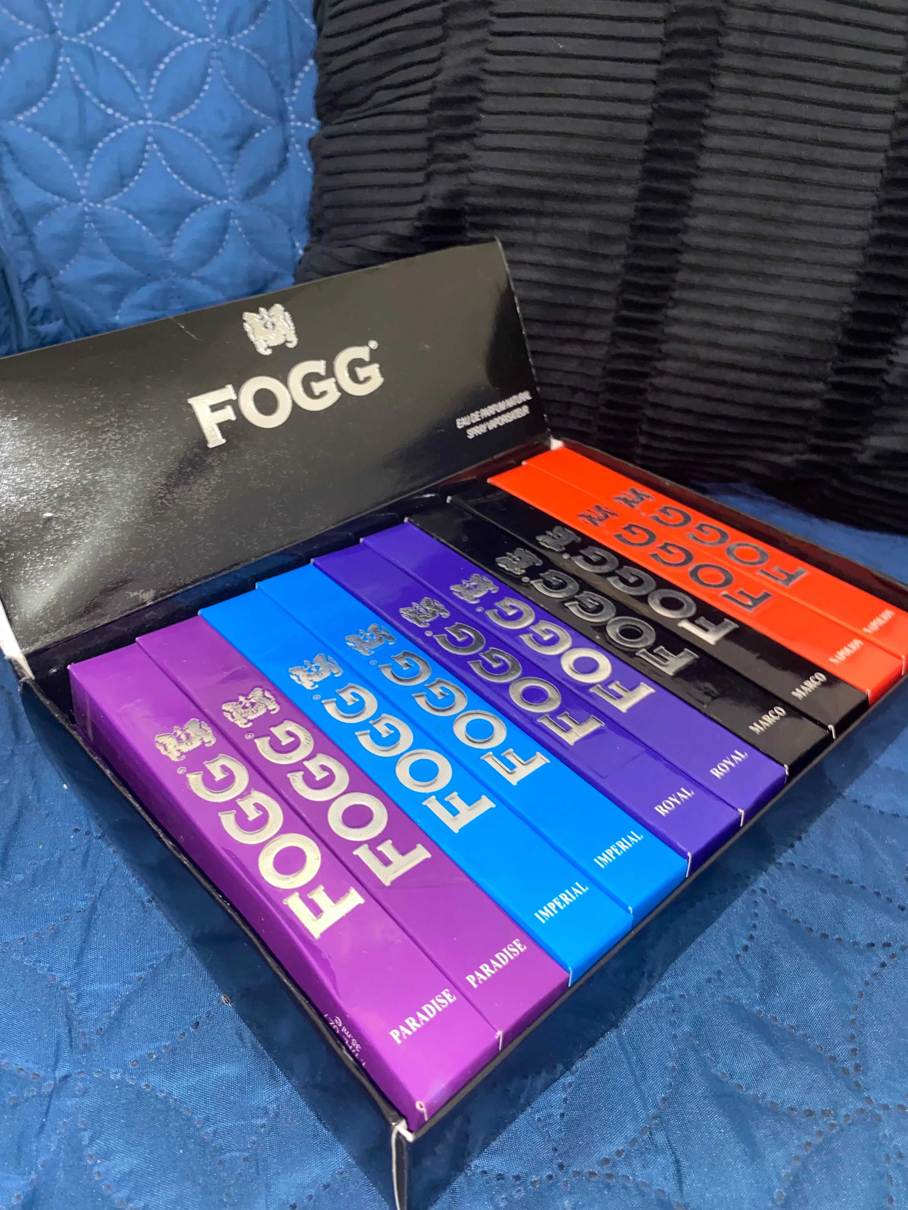 Fogg Perfume Pack of 5 – Long Lasting Pocket Fragrance Set for Men
