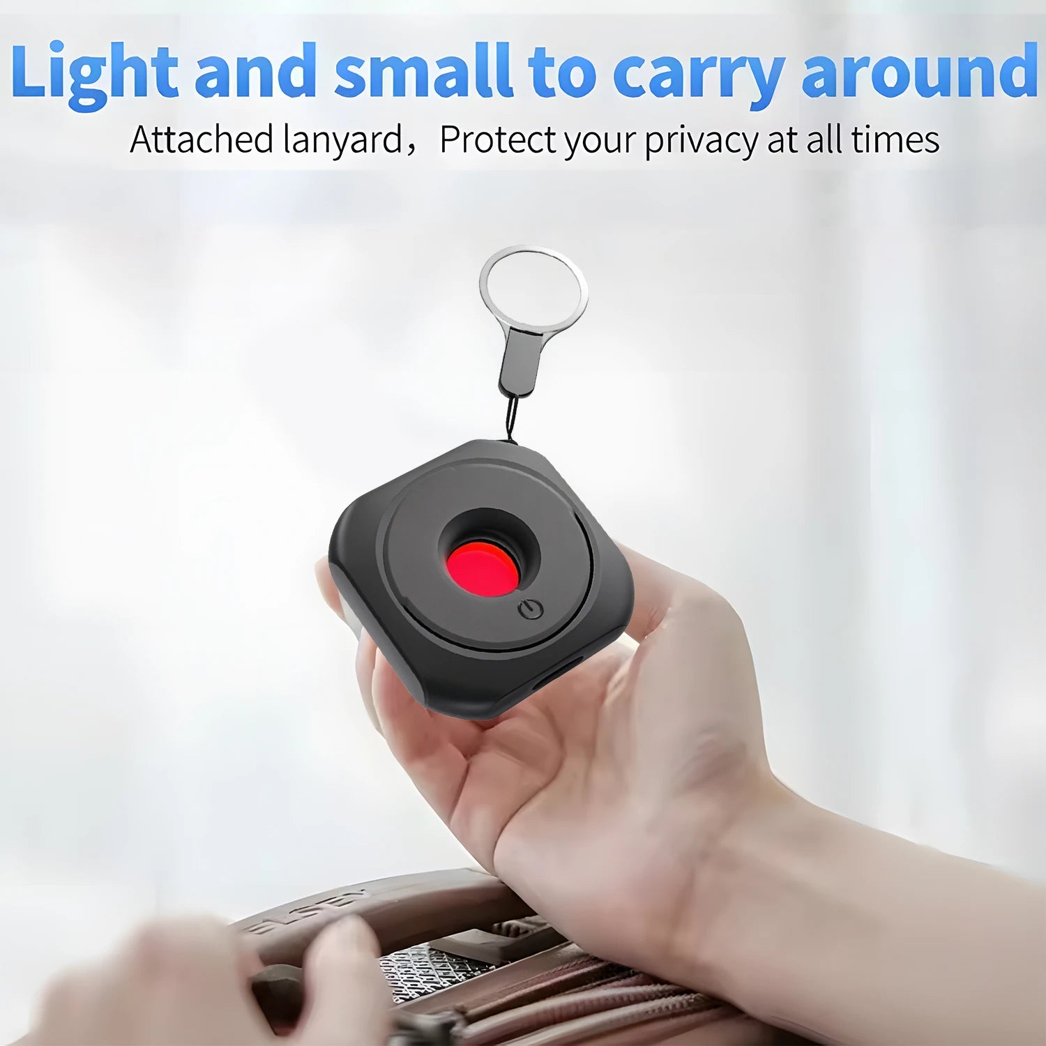 Portable Anti Camera Detector – USB Rechargeable Privacy Protection Device | Hidden Camera Finder for Hotels & Travel