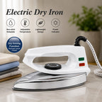 RAF Electric Dry Iron – Non-Stick Lightweight Clothes Iron for Everyday Use