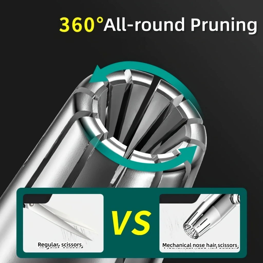 Stainless Steel Manual Nose Trimmer