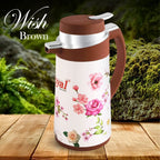 Royal Easy Lock Thermos Gold Line Tea Flask 1 Liter – Insulated Hot & Cold Beverage Jug