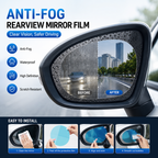 Water And Rain Proof Antilog Film For Car Mirror