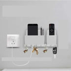 Wall Mounted Holder – Multi-Purpose Remote, Mobile & Key Organizer