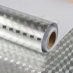 Silver Foil Kitchen Sheet (45x150cm) – Self Adhesive Aluminum Cabinet & Countertop Protector