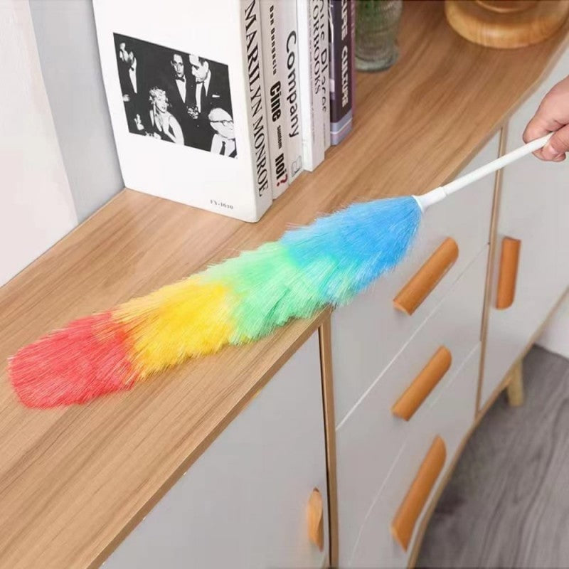 Rainbow Brush Duster Microfiber for Cleaning Home Furniture Multicolor