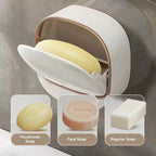 Luxury Wall Mounted Soap Dish – Self Adhesive Waterproof Soap Holder for Bathroom