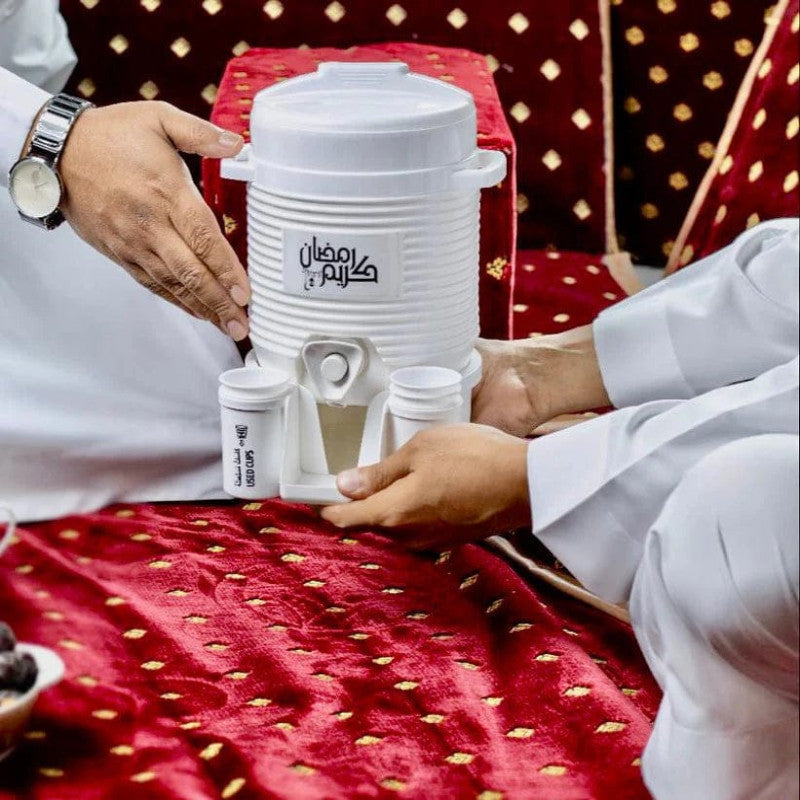 Zamzam Cooler Dispenser 2 Liter – Insulated Water Cooler with Tap & Cups