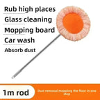 Sunflower Microfiber Mop – Extendable Dust Cleaner for Ceiling, Walls & Floor