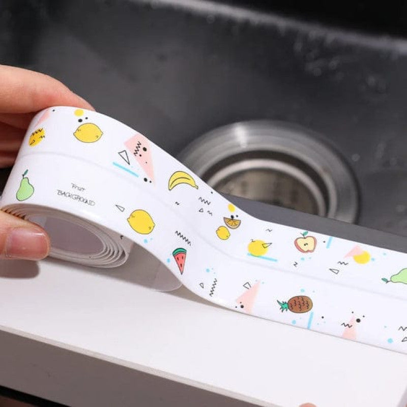 Waterproof Self-Adhesive Kitchen Sink Sticker For Bathroom Corner & Wall Sealing Strip