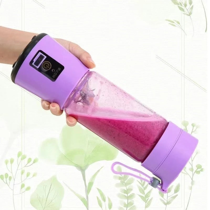 USB Rechargeable Juicer 6 Blades Electric Blender Portable Mixer