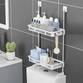 2 Layer Bathroom Storage Rack – Wall Mounted Organizer Shelf