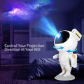 LED Astronaut Galaxy Projector Lamp – Rotating Star Night Light with Adjustable Projection