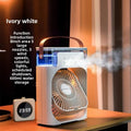 Mini Cooling Fan with Water Tank – Portable Air Cooler | Humidifier Fan with LED Light