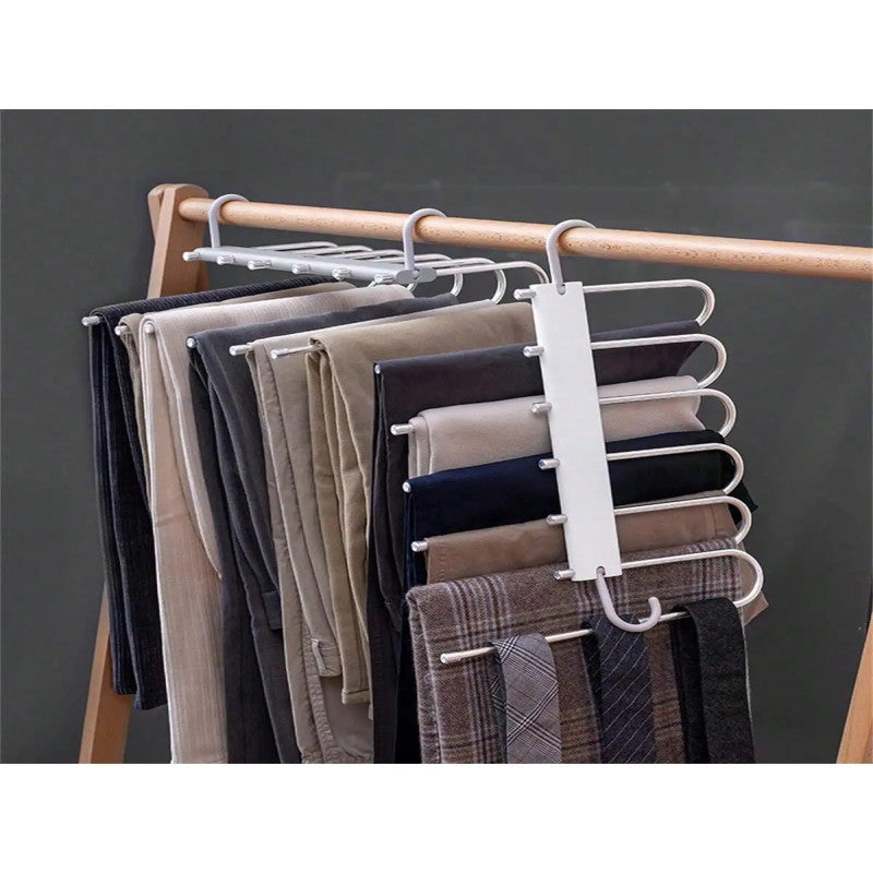 Pack of 2 Pant Hanger For Clothes Organizer