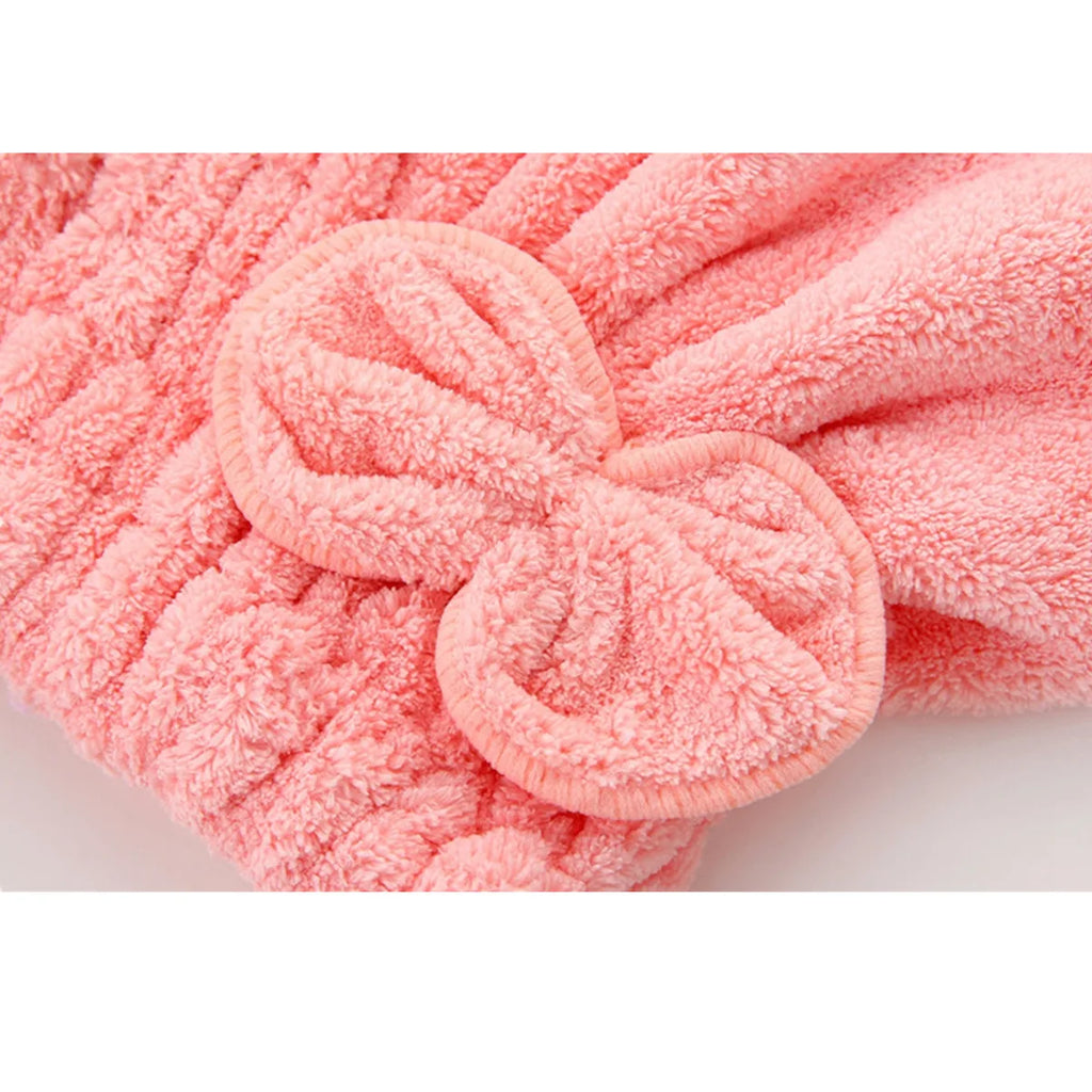 Pack of 2 Bath Towel cap