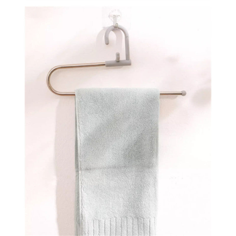 Foldable Metal Pant Hanger (Pack of 2) – Multi Layer Space Saving Closet Organizer