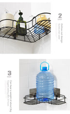 Metal Bathroom Corner Rack