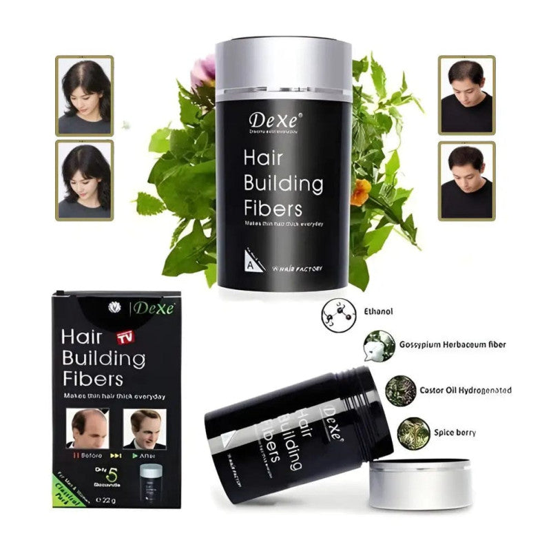 Dexe Hair Building Fibers Regrowth Hair Powder For Men And Women