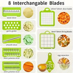 16 in 1 Vegetable Chopper & Mandoline Slicer – Multi Cutter Kitchen Tool with Storage Box